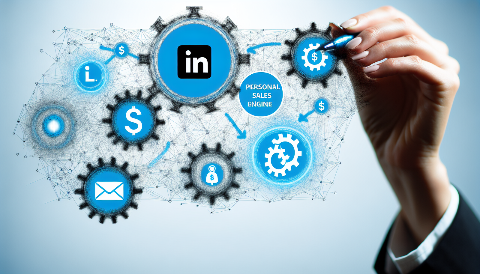 B2B Outreach LinkedIn, Sales Navigator, AI-generated messages